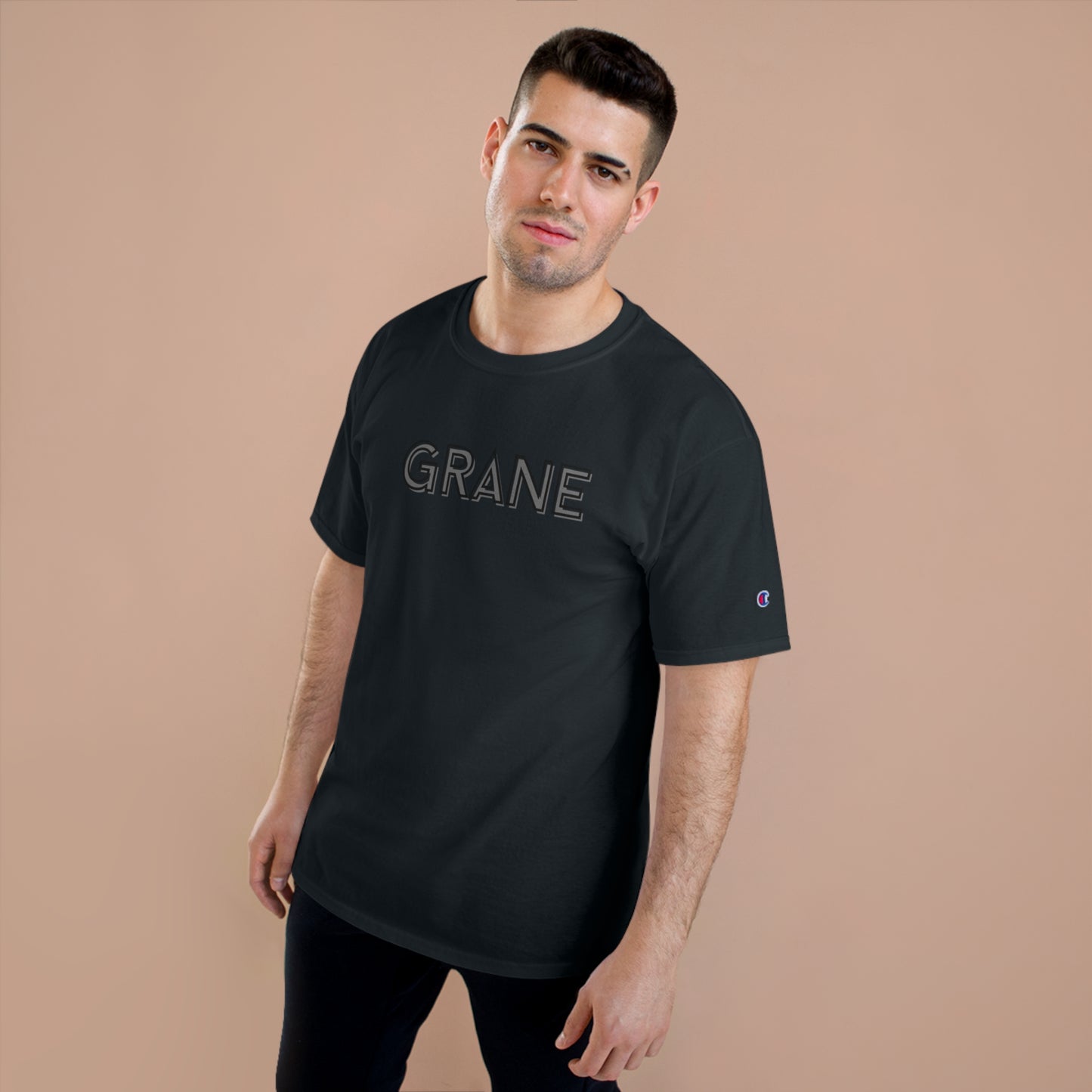 Grane Brand Champion T-Shirt Black