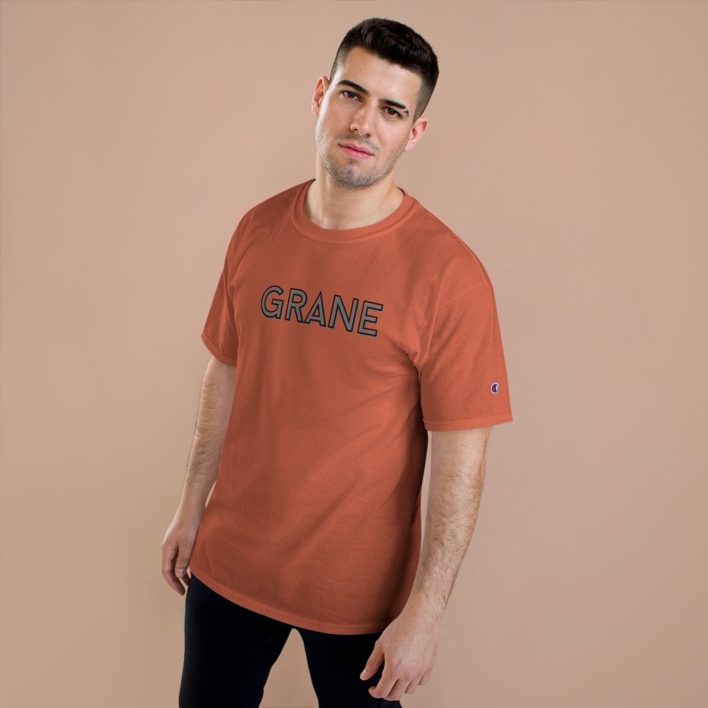 Grane Brand Champion T-Shirt Black