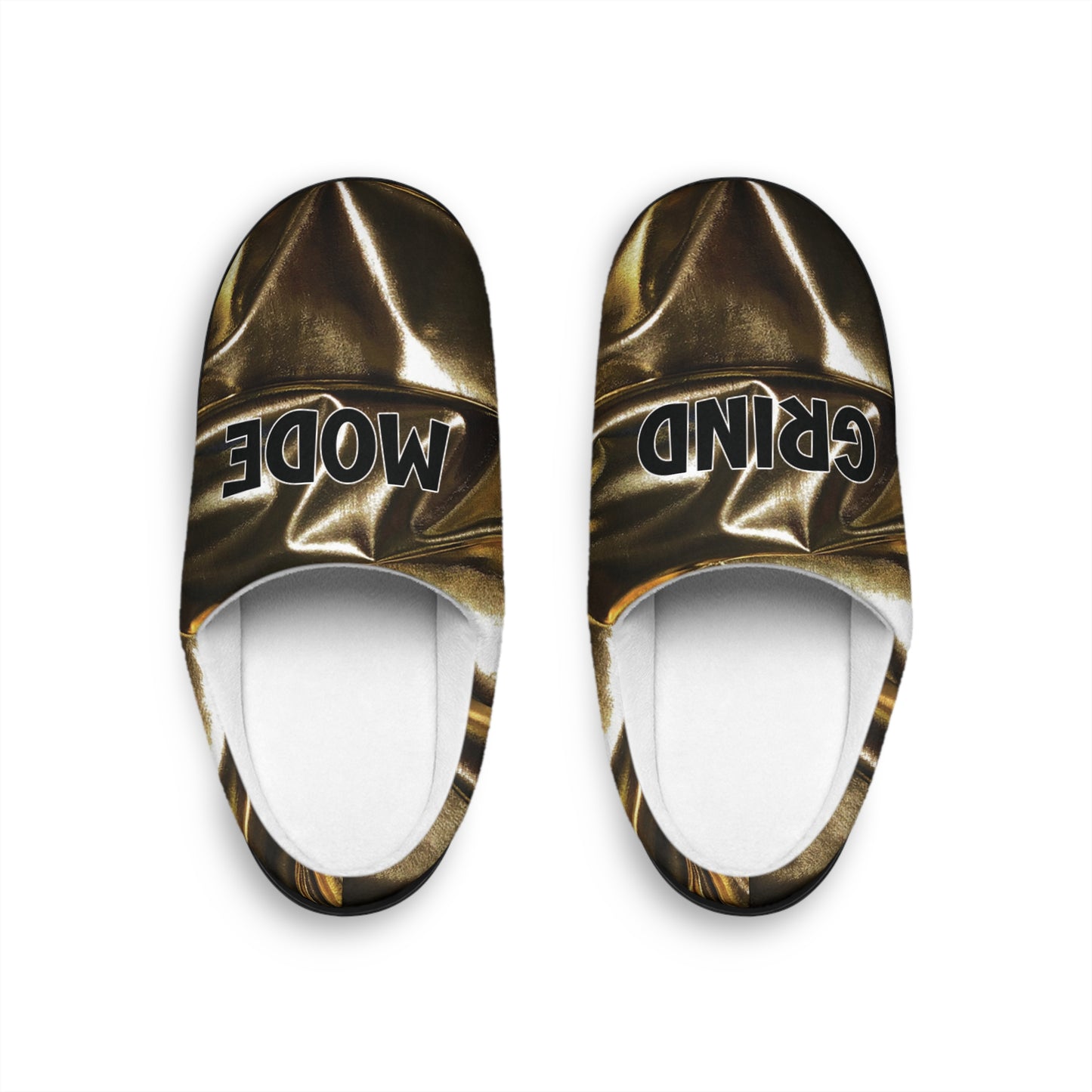 Gold Grind Mode Men's Indoor Slippers