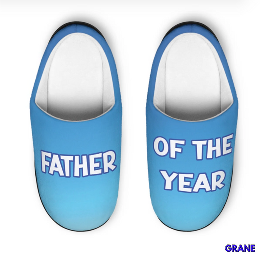 Father of The Year Men's Indoor Slippers