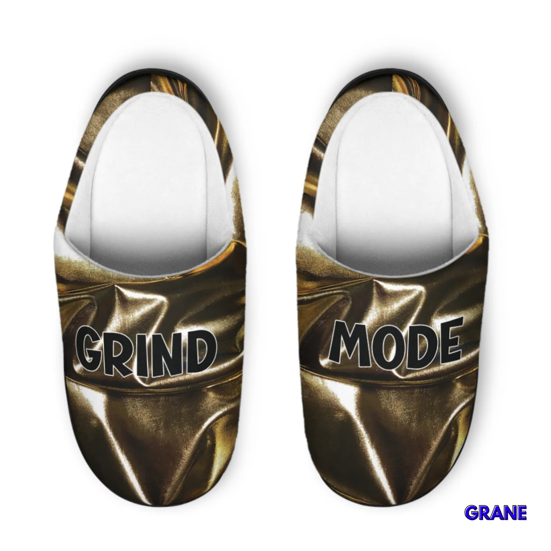 Gold Grind Mode Men's Indoor Slippers